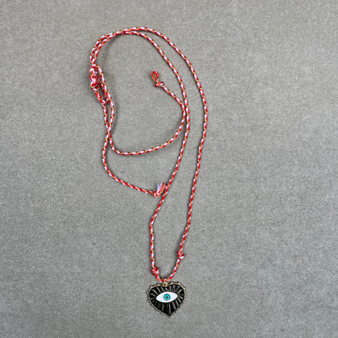 Evil Eye Heart Black