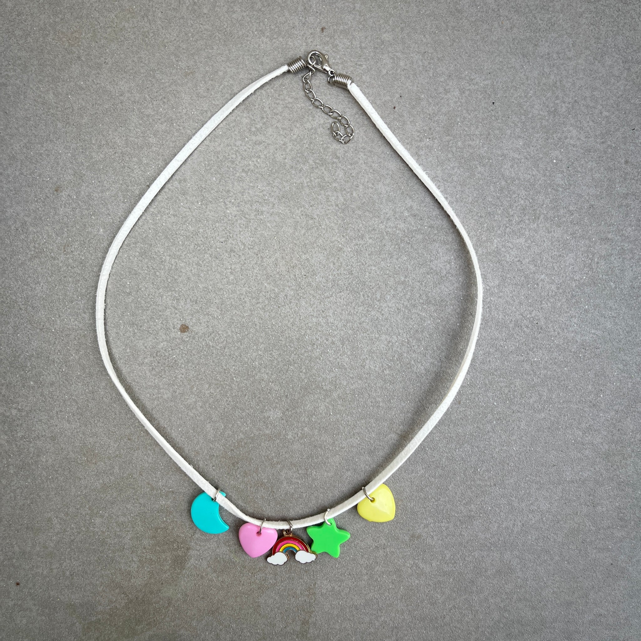 Kiddies Charm Necklace - Rainbow